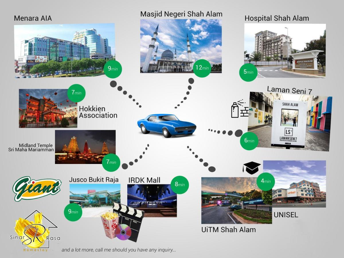 Sinar Rasa Homestay At I-Soho, I-City Шах-Алам Экстерьер фото Shah Alam City Map